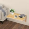 WindWilder Klapptisch Wand Wandklapptisch Aus Holz, 60x40cm Klappbarer Wandtisch Küchentisch Kindertisch, Platzsparender Wandtisch Klappbar für Küche Zimmer Wohnzimmer Kinderzimmer (60x40cm)
