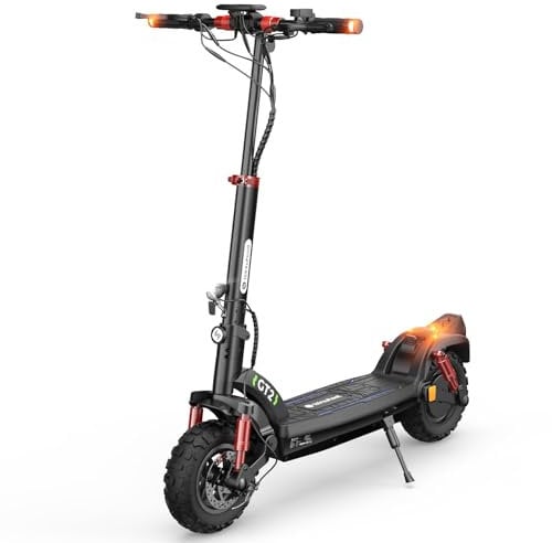 E Scooter Offroad mit Straßenzulassung, 11 Zoll MAX 80KM Reichweite E Roller, Faltbarer E-Scooter mit Duale Aufhängung, Blinker und APP,Electric Scooter Erwachsene für Stadt und Land Pendeln