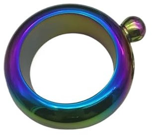 Bracelet Hip Flask 4oz Flask Gift Home Travel Restaurant(Rainbow)