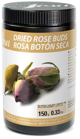 SOSA Boutons de roses séchées - Ornement culinaire - Pot 150 g