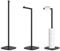Toilet Roll Holder Free Standing with Heavy Duty Base, Stainless Steel Toilet Roll Holder for 6 Rolls, Stylish Chrome Finish, Practical Design Toilet Roll Storage Stand for Bathroom (Black)