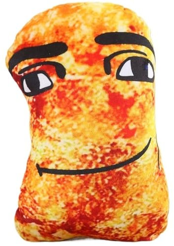 KUKUShining Gegagedigedagedago Chicken Nugget Plüsch, Weiches Kuscheliges Lustiges Plüschkissen Aus Baumwolle Mit Eye Joe Als Geschenk for Kinder