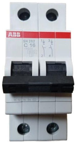 BOOGHIGC 1 disjoncteur SH202-C16 2P 16A