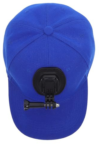 PAMINGONO Sports Photography Baseball Camera Mount Hands-free Filming Hat for Outdoor Adventures Dark
