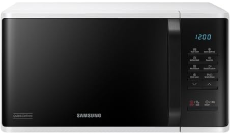 Samsung Microonde Ceramica Enamel 23L 800W Bianco e Nero MS23K3513AW/EC