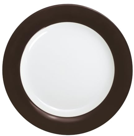 KAHLA Pronto Colore Speiseteller 26 cm chocolate brown | brauner Essteller aus Porzellan