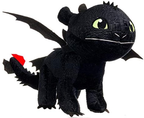 How To Train Your Dragon Soft Toy Toothless Night Fury Plush 22cm