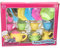 Atoz My Little Kitchen Party Time Service à thé 15 pièces en Plastique coloré avec théière, Tasses, soucoupes et cuillères