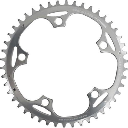 Spécialités TA Alize 130 PCD, 9/10-Gang-Kettenblatt, Silber, 60T Outer