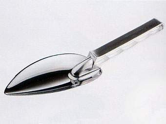 Alessi EM07 PALETTA DA GIARDINAGGIO IN ACCIAIO E MANICO IN ALLUMINIO PRESSOFUSO - DESIGN ENZO MARI