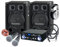 McGrey DJ Karaoke Komplettset PA Anlage Party-1200 (Lautsprecher, 2 x 400 Watt, Bluetooth-Endstufe, Verstärker, Lautsprecherkabel, Kopfhörer, Mikrofon, Klemme, Reduziergewinde, Etui, Mikrofonkabel)