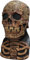 Ghoulish Productions - Aztekische Totenkopfmaske, Totenkopf Serie, strapazierfähige Latexmaske, handbemalt, Halloween, Karnevalsumzug, Kostümparty, Einheitsgröße für Erwachsene