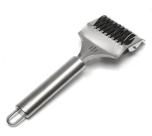 Mangocore 16x7x3.1cm High Grade Stainless Steel Noodle Lattice Roller Docker Dough Cutter Pasta Spaghetti Maker for Kitchen Cooking Tools