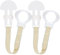 MAM Dummy Clip | 2 Pack | Baby Soother Clips Fit All MAM Soothers | Adjustable Length and Lightweight Design | Baby Accessories | Cream Strap | Dummies Not Included