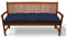 Beautissu Bankauflage Flair BK - Sitzkissen für Gartenbank - Polster Auflage Outdoor - Bankpolster Auflage für Sitzbank & Hollywoodschaukel - ca. 100x50x10 cm - Graphitgrau