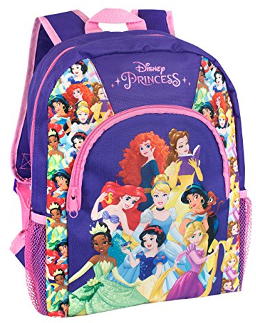 Disney Prinzessinnen-Rucksack, Rucksäcke für Mädchen, Schultasche für Kinder, mehrfarbig, Einheitsgröße, Rucksack, mehrfarbig, Einheitsgröße