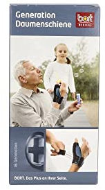 BORT Generation Daumenschiene links M blau 1 St