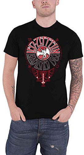 Led Zeppelin Men's Deco Circle T-Shirt Black