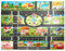 JTMM Spielzeugteppich, PVC, Straßen-Spielmatte, Spielzeug, Kunststoff, Kinderspielteppich, wasserdicht, Stadtleben, ideal zum Spielen mit Autos und Spielzeug