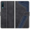 MOBESV Hülle für Samsung Galaxy A7 2018 Handyhülle, Lederhülle mit Kartenfach, Klapphülle mit Ständer, Flip Case Handytasche Schutzhülle, Modisch Schwarz