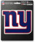 NFL New York Giants Aufkleber, 20,3 x 20,3 cm, Team-Farben, Einheitsgröße