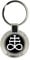 Leviathan Cross Satanic Key Ring