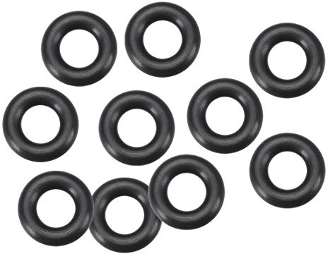 sourcing map 10Stk. Fluorkautschuk O-Ring Scheibe Dichtung schwarz 8 mm x 15 mm x 3,5 mm