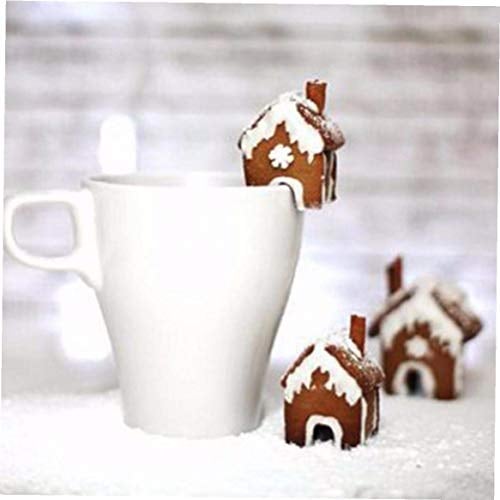 Bongles Weihnachten Ausstechformen Set 3pcs 3D-Edelstahl-Mini-Lebkuchen-Haus Ausstechform Kit Für Kuchen Dekorieren Ferien DIY Backen-Werkzeuge