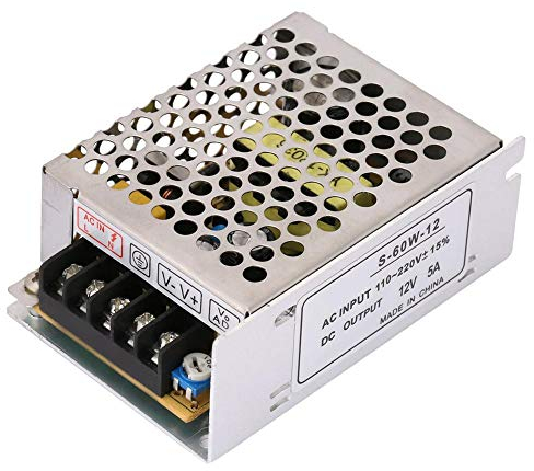 Netzteil Schalter für LED, DC 12 V 5 A 60 W Trafo Schalter Stromversorgung Schalter Universal für LED