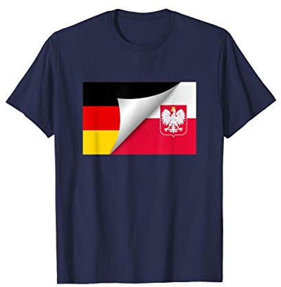 Polen Deutschland Flagge Polnische Deutsche Flagge T-Shirt