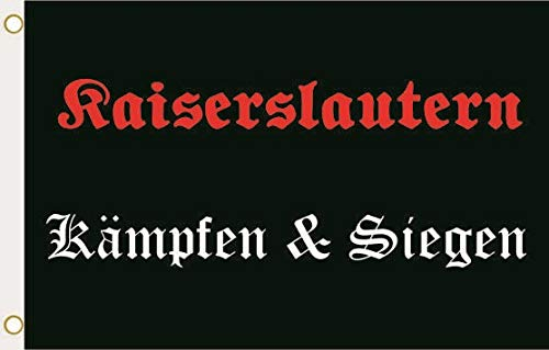 U24 Flagge Fahne Kaiserslautern Kämpfen und Siegen 90 x 150 cm
