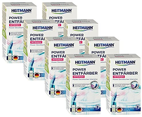 HEITMANN Power Entfärber Intensiv: Rettung bei Verfärbungen und Vergrauungen - Für alle Temperaturen (8x 250g)