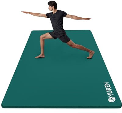 RYTMAT Yoga Mat Thick 15mm NBR 190 x 90cm Wide Exercise Mat for Home Gym Yoga Pilates Cardio Gymnastics Training with Carry Bag