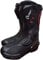 BI ESSE - Stivali Moto, modello Sportivo Racing Pista, Pelle Professionale Traspirante (Nero Rosso, Sistema Taglie Calzature EU, Adulto, Numero, Media, 43)