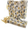 hausleben Geschenktüten Geschenkverpackungen 12er Packung verschiedene Größen und Designs (L (12,5 x 9 x 35), Noblesse Gold)