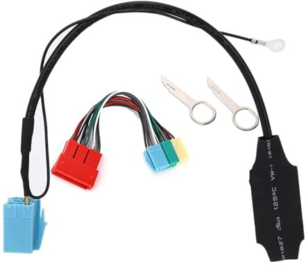 Auto Radio Adapter Kabel AUX-Kabel Autoradio-Adapter Stecker, 20pin/8pin Auto Radio Adapter kompatibel Bluetooth 5.0 Passend für A3 8L 8P TT