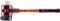 Simplex Schonhammer, Gummikomposition, mit Standfuß / Superplastik; mit Tempergussgehäuse und hochwertigem Holzstiel | D=80 mm | 3027.280