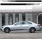 Car Hood Body Side Stripe Decal, Auto Racing Door Skirt Pinstripe Stickers, Modified Vinyl Decoration for Sports Cars Black