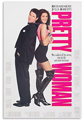 Pretty Woman Classic Movie Poster Picture Print Canvas Poster Wall Paint Art Poster Decor Modern Home Artworks 40x60cm