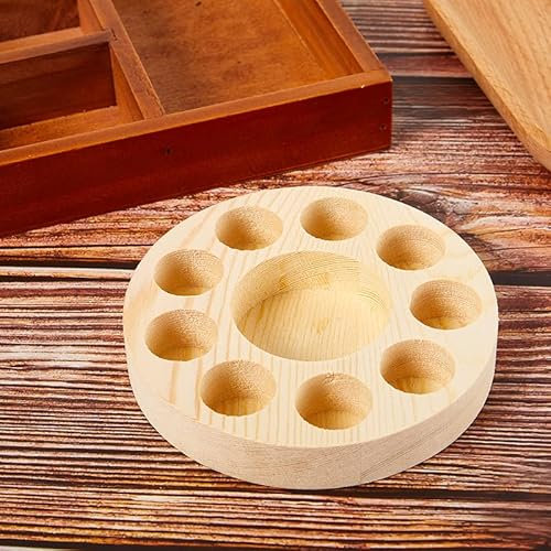 BeyBoss 10 Löcher ätherische Öl Display Riser Flaschenhalter Fläschchen Organizer Holz