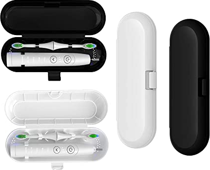 2 Stück Reiseetui Elektrische Zahnbürste - Zahnbürsten Etui, Reise Gadgets, Etui Reise-Etui für Elektrische Zahnbürste Serie, Geeignet für Arbeits und Geschäftsreisen elektrische Zahnbürsten Reisebox