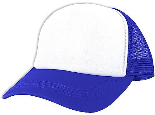 Alsino Trucker Mesh Cap Retro Basecap Käppi Cappy Mütze - verstellbare Größe - Pull On Verschluss, Farbe wählen:royal blau