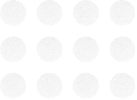 cyclingcolors 12x Cache vis adhésif autocollant diamètre 40mm protection bouchon trou obturateur meuble table chaise maison, Blanc