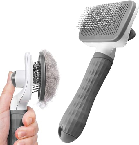 Broccy Pet Hair Remover, Dog & Cat Brush, Multi-Surface Cleaning, Easy to Clean, Grey, For Pet Owners