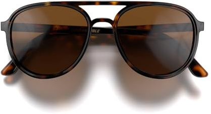 LONDON MOLE® Pilot sonnenbrille | Coole brille im pilotenstil | Herren damen unisex | Federscharniere