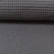 Die Stofftante Waffelpique Nelson | 0,5 m x 150 cm Meterware (dunkelgrau)