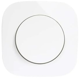 Interruptor de 2 vías y 1 llave, color blanco, ideal para controlar la luz desde dos puntos en casa o oficina.
