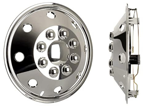 Hansen Styling Parts Radzierblenden (2 Stück) Chrom 15 Zoll universell passendes Set Wohnmobile PKW Transporter