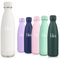 Motswedi Gourde Isotherme, 0.5L sans BPA, Bouteille Isotherme, 24h Froid & 12h Chaud, Gourde Inox, Anti Fuite, Gourde Isotherme Enfant, Gourde pour Enfant & Adulte, Sport, Gym, École, Blanc Cassé