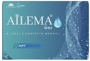 Lenti a Contatto Mensili – x3 | Per la Correzione della Miopia | Alta Idratazione e Comfort |Elevata Tollerabilità e Visione Nitida | Facili da Usare | Per Occhi Sensibili (Classico, -3.75)